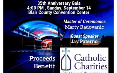 Support Catholic Charities While Celebrating Our 35th Anniversary!