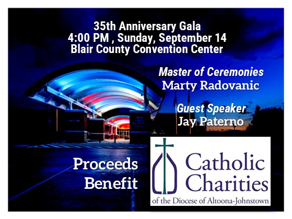 Support Catholic Charities While Celebrating Our 35th Anniversary!