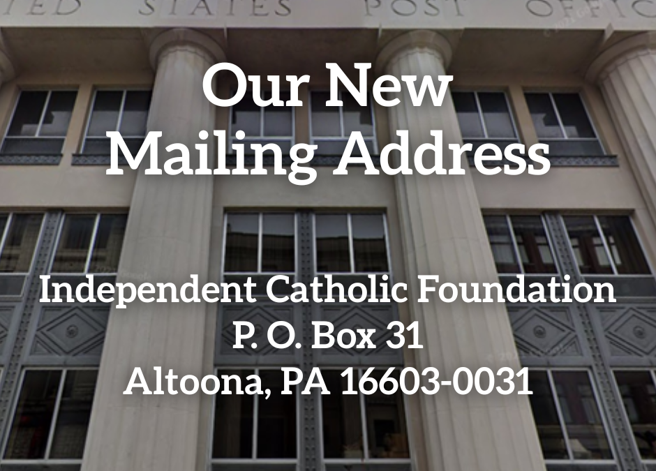 Announcing Our New Mailing Address